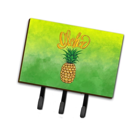 Carolines Treasures Aloha Pineapple Welcome Leash or Key Holder BB7451TH68